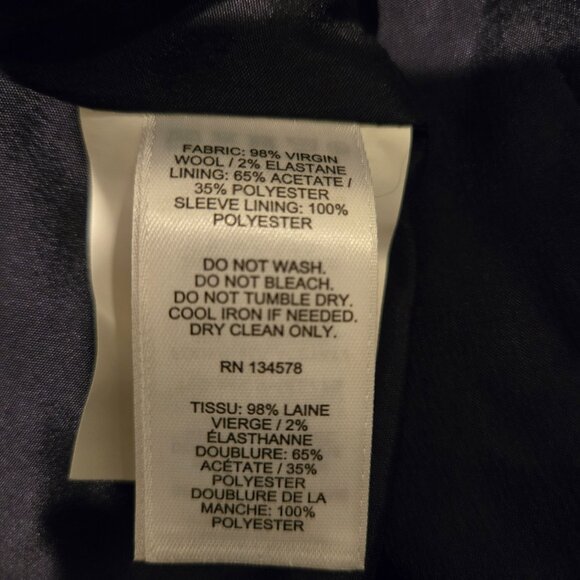 NWT Vineyard Vines Boathouse Performance Wool Blazer Jacket Blue 46R - Picture 3 of 5